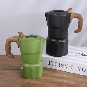 Cafetera <span class=keywords><strong>Moka</strong></span> de Inducción Tenrey, Ecológica, de Aleación de Aluminio, para Espresso, Cappuccino o Latte - Product Image 1