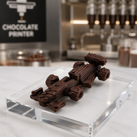 Imprimante alimentaire 3D de table pour chocolat, machine d'impression automatique de chocolat, imprimante alimentaire commerciale pour boulangerie et café
