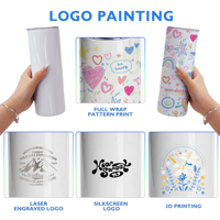 Entrepôt USA – Prêt à expédier – Lot de 50 gobelets droits et fins en acier inoxydable blanc de 20 oz pour sublimation, avec paille, idéal pour un cadeau