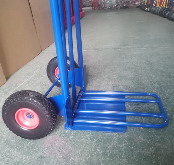 Foldable Toe Plate Hand Truck Trolley HT1893 for Warehouse