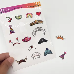 Matte Lamination Sticker Sheets Custom Designs Sheet Stickers Waterproof Customized Kiss Cut Sticker Sheets