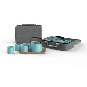 Juego de Tazas y Tetera de Porcelana China de Lujo al por Mayor, 6 Piezas, OEM con Tapa y Logotipo en Caja de Regalo - Product Image 6