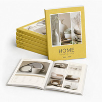 Brochure de catalogue de magazines à couverture souple personnalisée OEM avec reliure parfaite et couverture plastifiée