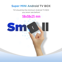 Tanix TX1 Global DC 5V/2A 8GB/16GB Allwinner H313 Quad-Core Android 10 TV Box 4K HDR Lecteur multimédia 3D