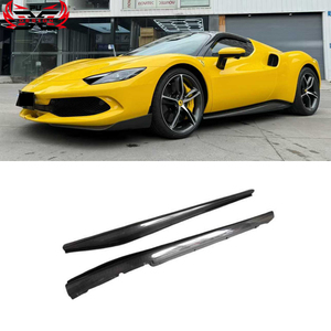 Kit de Carrocería de Fibra de Carbono Seca de Alta Calidad para Ferrari 296 GTB <span class=keywords><strong>GTS</strong></span>, Estilo OEM, Faldones Laterales - Product Image 1