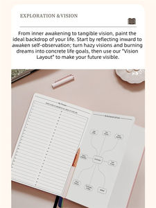 <span class=keywords><strong>Agenda</strong></span> Semanal 2026, Calendario Sin Fecha <span class=keywords><strong>de</strong></span> 12 Meses, Planificador Diario Tamaño A5, Cuaderno <span class=keywords><strong>de</strong></span> Estilo <span class=keywords><strong>de</strong></span> Vida - Product Image 4