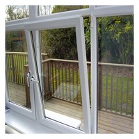 Fenêtre verticale insonorisée en PVC à double vitrage certifiée FSC CE pour hôtel