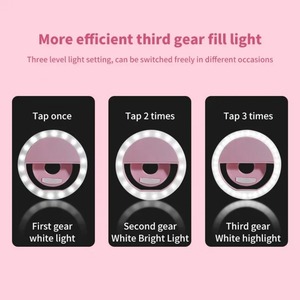 Produits pour la maison intelligente, lumière annulaire LED pour selfie avec charge USB, objectif pour téléphone portable, lampe annulaire LED pour selfie, lumière pour selfie sur smartphone - Product Image 4