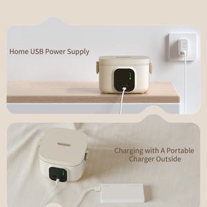 Boîte à lunch électrique portable USB 800 ml, chauffe-aliments intelligent à une touche pour enfants, sortie d'usine - Product Image 6