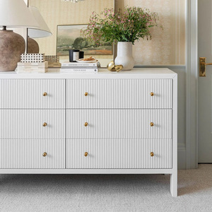 Design élégant Mobilier De Chambre <span class=keywords><strong>Blanc</strong></span> Lavé de Haute Qualité Chêne Table de <span class=keywords><strong>Commode</strong></span> 6 Tiroirs <span class=keywords><strong>Commode</strong></span> de Chambre - Product Image 6