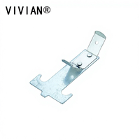 Fixations et supports de suspension pour grille de plafond galvanisée, disponibles en différentes tailles, pour systèmes de grille encastrée
