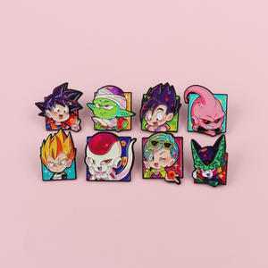 دبابيس معدنية مطلية بالذهب من YINI، شارات مخصصة منقوشة بتصميم كرتوني لشخصية وو كونغ، إكسسوارات حقائب إبداعية وفريدة - Product Image 2