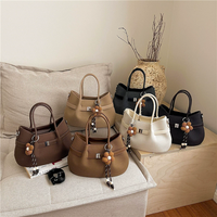 Nouveau Sac Designer de Luxe pour Femme en Cuir PU Souple, Mini Sac Fourre-tout à Bandoulière, Sac à Main Classique Quotidien en Cuir PU pour Dames, Sac de Voyage Type Dumpling