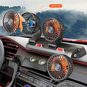 Ventilateur de Voiture Universel à 3 Têtes Triple Pliable pour Tableau de Bord, Ventilateur de Camion, Accessoires Auto 5V <span class=keywords><strong>12V</strong></span> 24V - Product Image 4