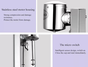 Tek kafa ticari paslanmaz çelik Milk Shake Maker mikser elektrikli <span class=keywords><strong>Milkshake</strong></span> makinesi için milkmilk - Product Image 5