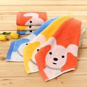 Toallas de Mano para Niños de Algodón Puro, 30x30 cm, Diseño Jacquard de Cachorro, Absorbentes, Suaves para la Piel, Toalla Rectangular para Uso en el Baño Infantil - Product Image 2