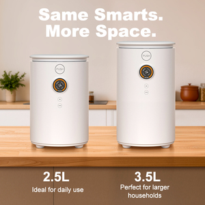 Broyeur de déchets alimentaires domestique OEM 2,5 L, composter de cuisine silencieux, composter intelligent pour déchets alimentaires avec filtre à charbon de 1,5 L - Product Image 6