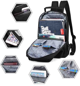 Mochila para Portátil Impermeable con Diseño Nuevo, Correa de Hombro Arqueada, Material de Poliéster, Cierre de Cremallera, para Estudiantes, Uso Escolar - Product Image 6