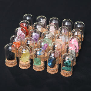 Adornos de espécimen de mineral de piedra en bruto de cristal natural-Mineral de cristal, Ágata y roca para regalos educativos de ciencia para niños - Product Image 1