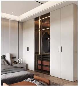 SANTOPOVA Customizable Modern Bedroom Furniture Hanging Rod and <b>Drawer</b> <b>Storage</b> Wardrobe Cloth Organizer - Product Image 4