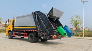 Camion à ordures GENLYON à grande capacité, haute performance et durable, camion à ordures à compression - Product Image 6