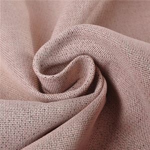 100% von Natur aus schwer entflammbares Polyester-Leinen wie verdunkelte Vorhangs toffe für Hotels - Product Image 6