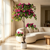 Fleurs de mariage directement de l'usine, faux bougainvilliers, arbre fleuri violet, fleurs artificielles, arrangements floraux pour événements, fêtes et occasions spéciales