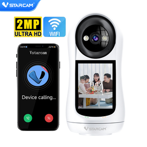 กล้องวงจรปิด Vstarcam รุ่นใหม่ 2MP 2.8 นิ้ว ปี 2026 คุณภาพสูง มองเห็นในเวลากลางคืน WiFi 1080P กล้องดูเด็ก ตรวจจับความเคลื่อนไหว เสียงสองทางในตัว - Product Image 1