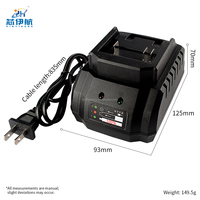 Chargeur Makita 21V à charge rapide, universel pour batteries 48V 88F, adapté pour charger des batteries de clés électriques...