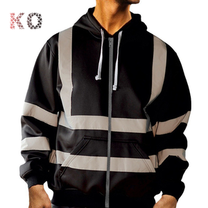 Camicia da <span class=keywords><strong>lavoro</strong></span> con cappuccio da esterno all'ingrosso personalizzata per esterno e impermeabile termica striscia riflettente giacca da lavoratore - Product Image 5