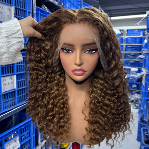 13x4 Glueless <b>Wigs</b> Human Hair Vendor PrePlucked Wear And Go Lace Frontal <b>Wig</b> Cuticle Aligned Human Hair Lace Front <b>Deep</b> <b>Wave</b> <b>Wig</b> - Product Image 1