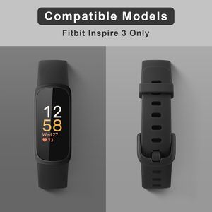 Bracelets de remplacement <span class=keywords><strong>Fitbit</strong></span> Inspire 3 Sport Loop <span class=keywords><strong>pour</strong></span> femmes et hommes, bracelet en silicone souple avec boucle à ardillon - Product Image 3