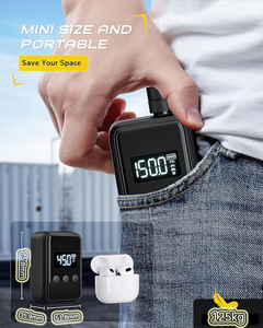 Máy bơm lốp xe đạp <span class=keywords><strong>mini</strong></span> điện không chổi than, nhỏ gọn, tiện lợi Nexest - Product Image 4