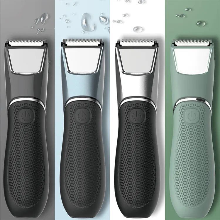 High quality Waterproof Rechargeable Men Groin Hair Trimmer Mini Body hair Trimmer