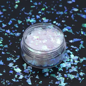 Penjualan Laris Dekorasi Tidak Rata Glitter Opal Warna-warni