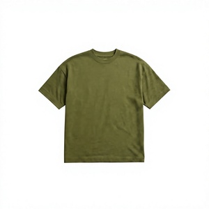 Custom <b>Men</b> <b>High</b> Quality Casual Jersey Contrast Raglan short sleeve Shirts Cotton Screen Print Oversize Rib Collar <b>Tshirt</b> - Product Image 1