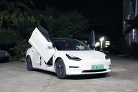 Kits de portes ciseaux pour Tesla Model 3 Berline Sportive Électrique, pour un lifting électrique, un style tuning personnalisé, un look exotique et une position au sol abaissée