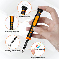 Set Obeng Presisi Berkualitas Tinggi Mingtu 24-Piece dengan Gagang Baja, Torx T5-T15Y00 P5 PH00, Multiguna DIY, OEM, Logo Custom