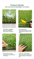 Gazon artificiel haute densité, durable, imperméable, ignifuge, écologique, 40 mm/10 mm/20 mm, pour intérieur, sport, jardin, doux