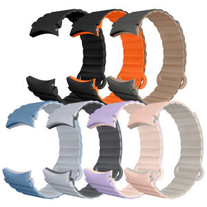 No Gap Sport Loop-correa de hebilla ajustable, bandas magnéticas de silicona para Samsung <span class=keywords><strong>Galaxy</strong></span> <span class=keywords><strong>Watch</strong></span> 4 <span class=keywords><strong>Watch</strong></span> 5, 40mm, 44mm, 42mm, 46mm Pro <span class=keywords><strong>LTE</strong></span> - Product Image 4