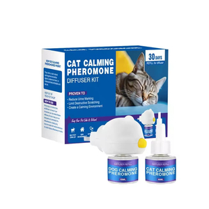 Kit diffuseur de phéromones pour chats et chiens <span class=keywords><strong>Chanson</strong></span> Factory - Aide apaisante électrique pour animaux de compagnie en intérieur pour le soulagement du stress et la relaxation - Product Image 4
