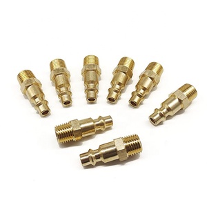 Acoplador rápido de latón de rosca macho NPT de 1/4" - Product Image 5