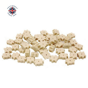 แผ่น223Cal ขนสัตว์แบบทึบแสงขนาด5.56มม. 300แผ่นทำความสะอาดดาวพร้อมอะแดปเตอร์ติดตั้งก้าน8-32 - Product Image 4