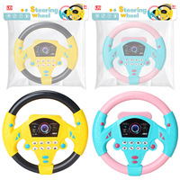 Juguetes Educativos para la Primera Infancia, Simulación Musical de Conducción con Ventosa, Volante Eléctrico para Niños
