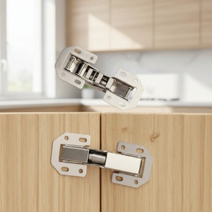 Charnière grenouille moderne en acier laminé à froid épaissi de 3 et 4 pouces, type pont, avec amortisseur, sans rainure, pour porte de placard, usage hospitalier, facile à installer à 90 degrés - Product Image 6