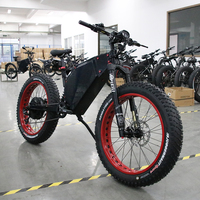 Vtt électrique à Suspension complète, moteur de 72V 3000W, pneus larges B52