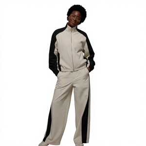 Conjunto Deportivo de Dos Piezas para Mujer, Chaqueta Cortavientos Moderna, Ropa Deportiva de Nailon Ligera, Transpirable, Informal, para Correr al Aire Libre - Product Image 1