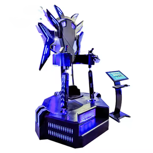 Trong nhà 9D VR bay mô phỏng đứng phong trào chuyến bay Trò chơi bắn súng máy cánh đen sợi thủy tinh vật liệu kim loại ngoài trời loại - Product Image 2