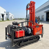Machine de forage de puits profonds portable la plus vendue 100m 150m 200m 300m, machine de forage de trous de sondage, machine de forage de roche personnalisée