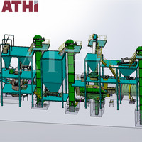 Ligne de production de préparation et de récupération du sable vert / Usine de traitement de préparation du sable argileux pour moules de fonderie